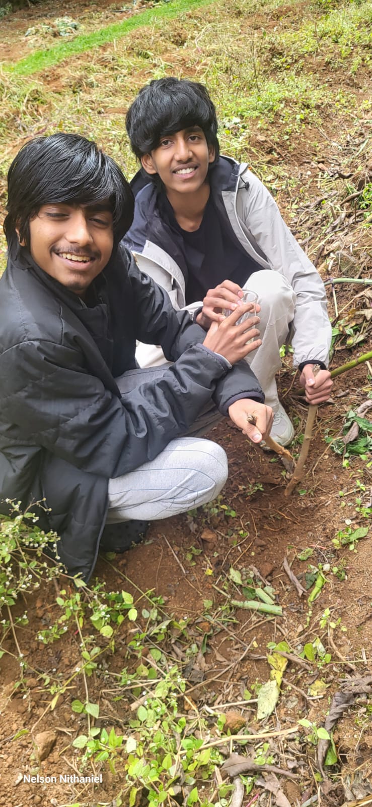 Digging for Discoveries: Grade 10 Sets Up a Pooter in the Garden Patch at bms