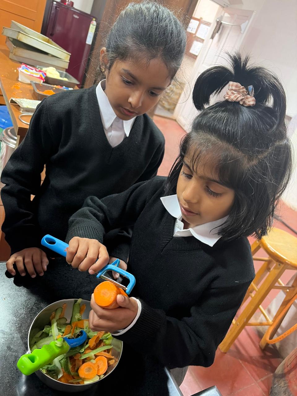 Three Tiers, No Shortcuts: Grade 2's Veggie Tower Challenge at bms