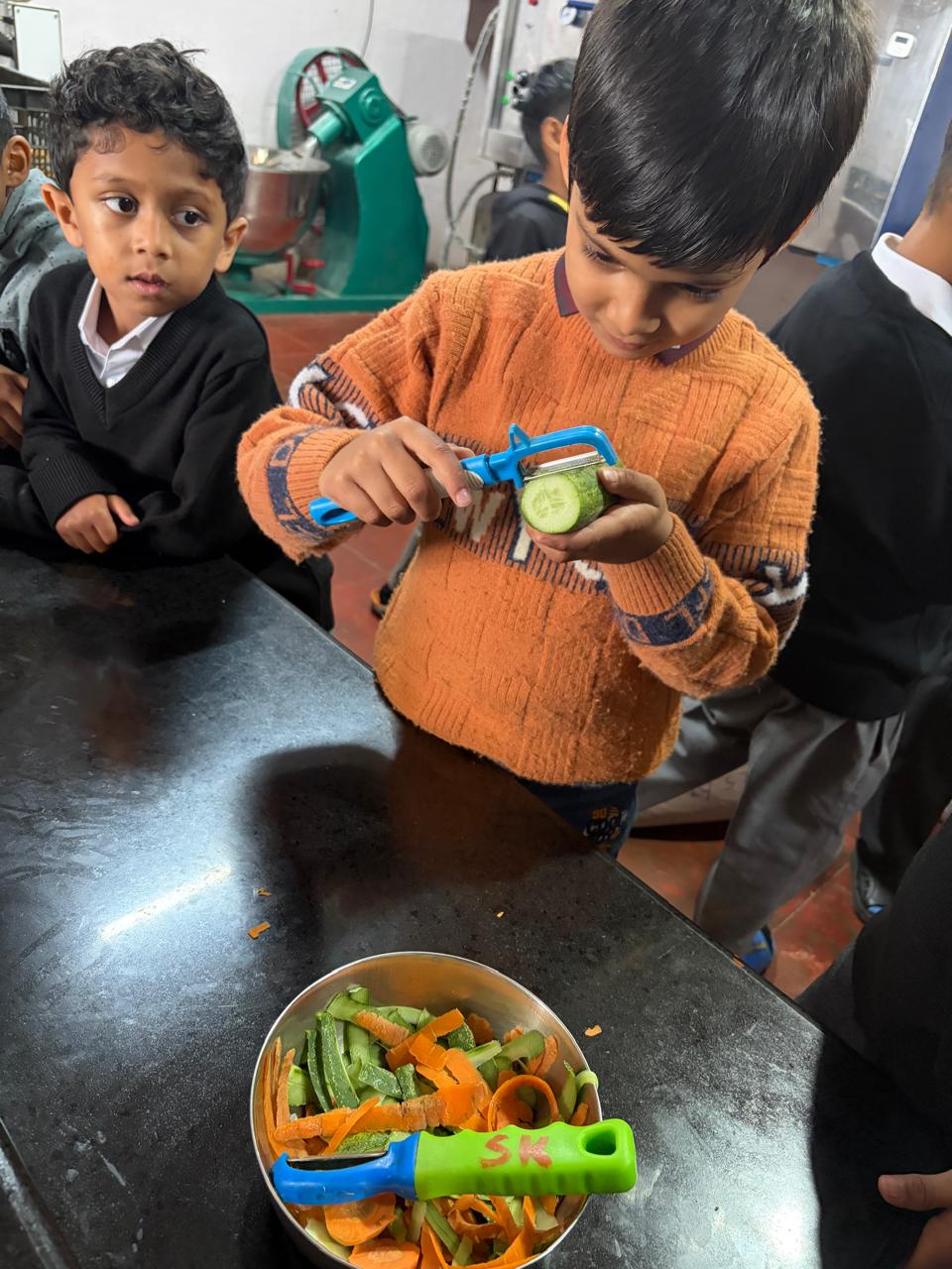 Three Tiers, No Shortcuts: Grade 2's Veggie Tower Challenge at bms