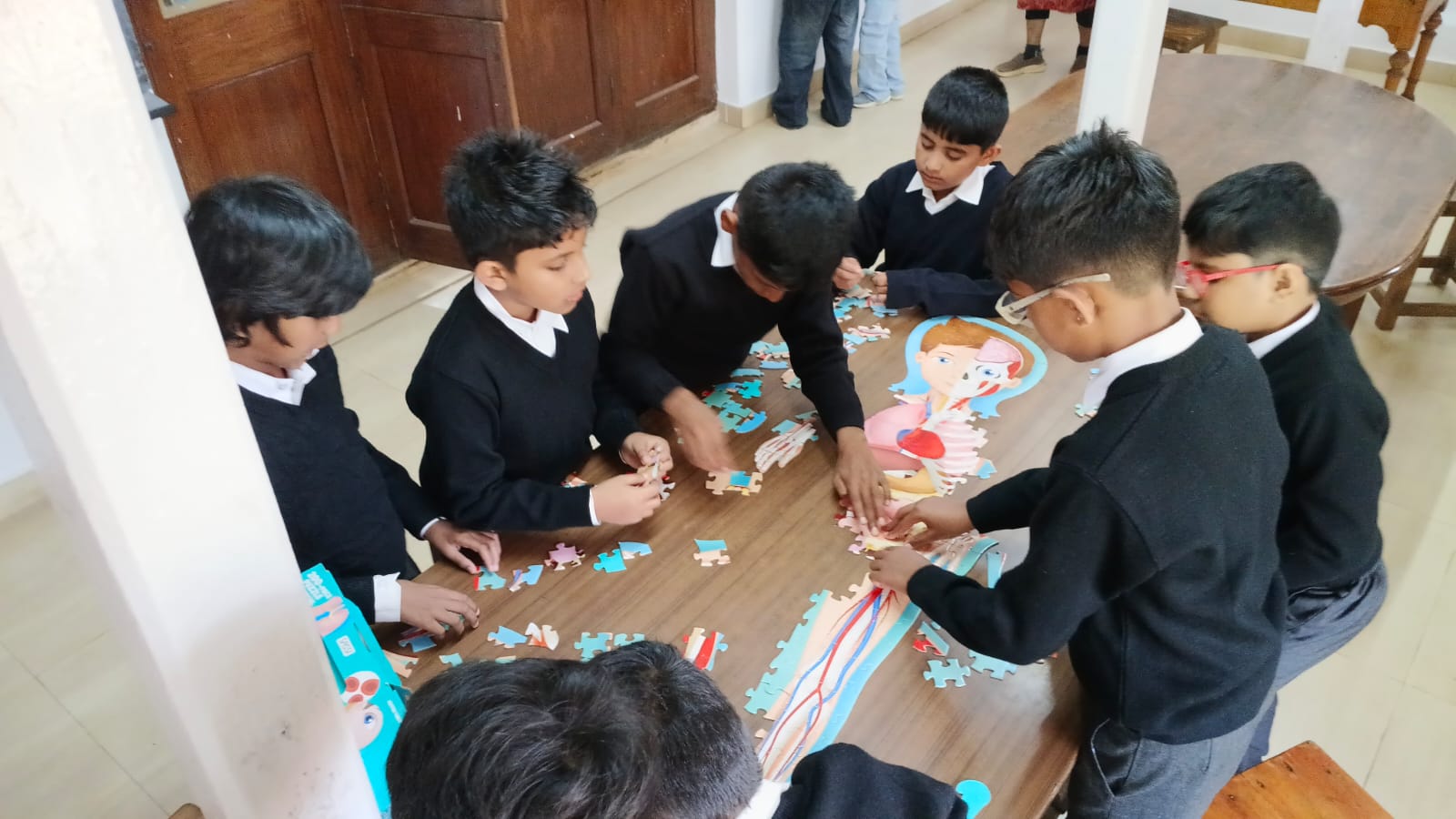 Unpuzzling the Human Body: Grade 4's Hands-On Anatomy Lesson at bms