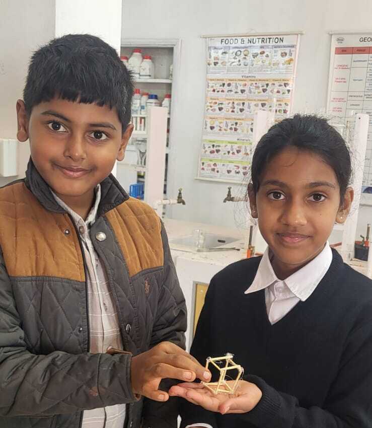 Sticks, Glue and Geometry: Grade 5 Builds a Cube at bms