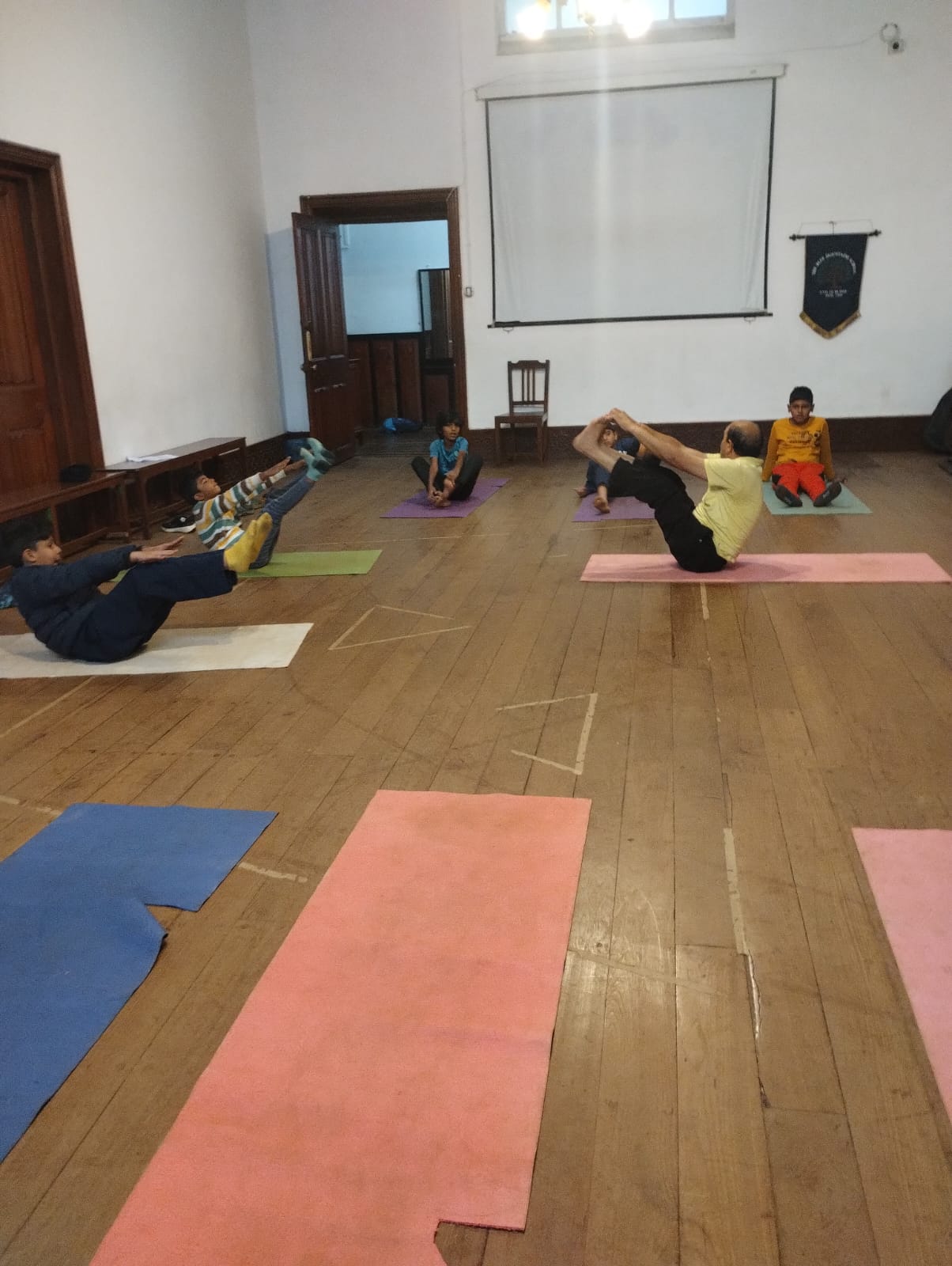 Stretch, Breathe, Repeat: A Yoga Session at BMS Hall at bms