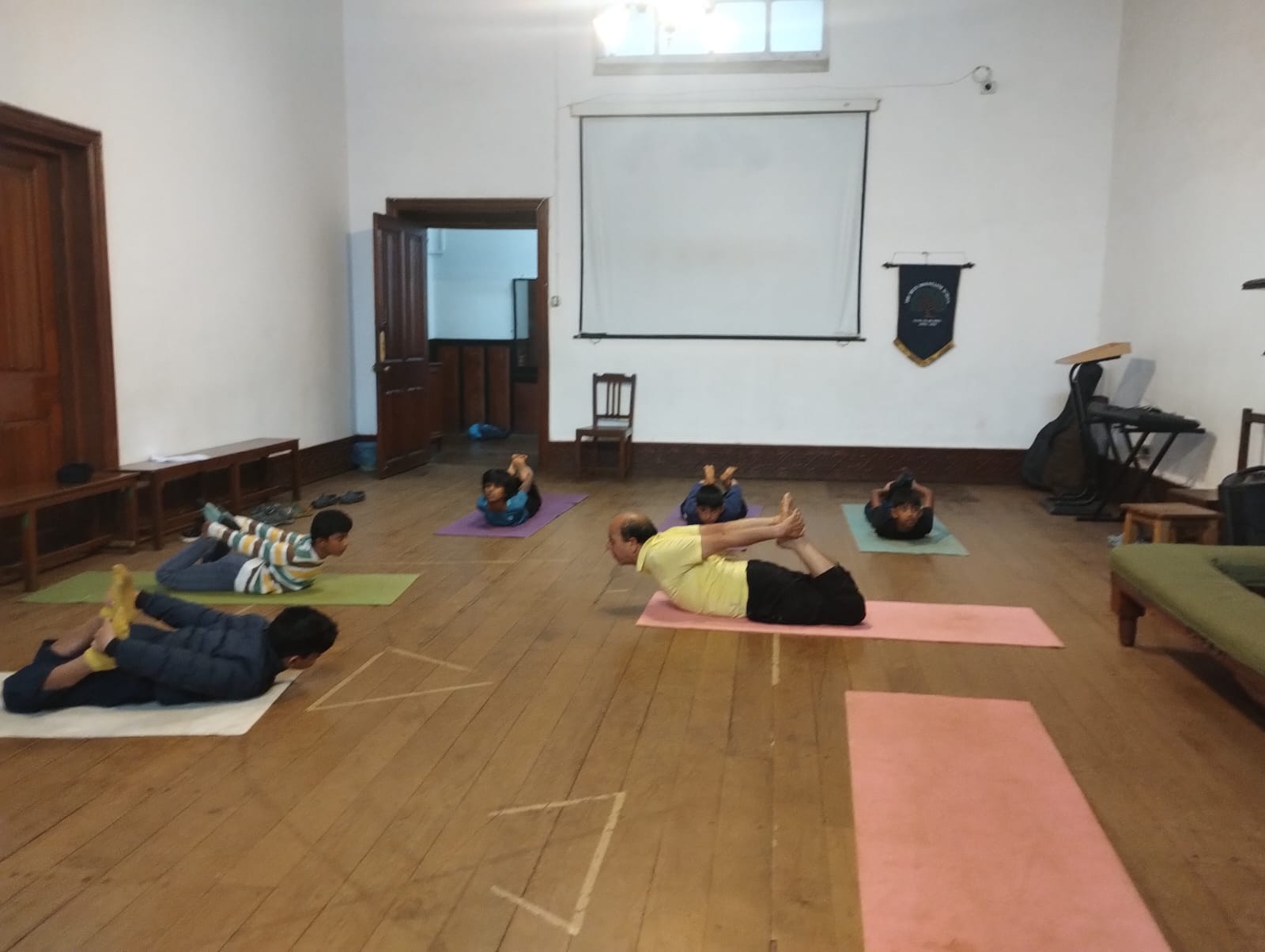 Stretch, Breathe, Repeat: A Yoga Session at BMS Hall at bms
